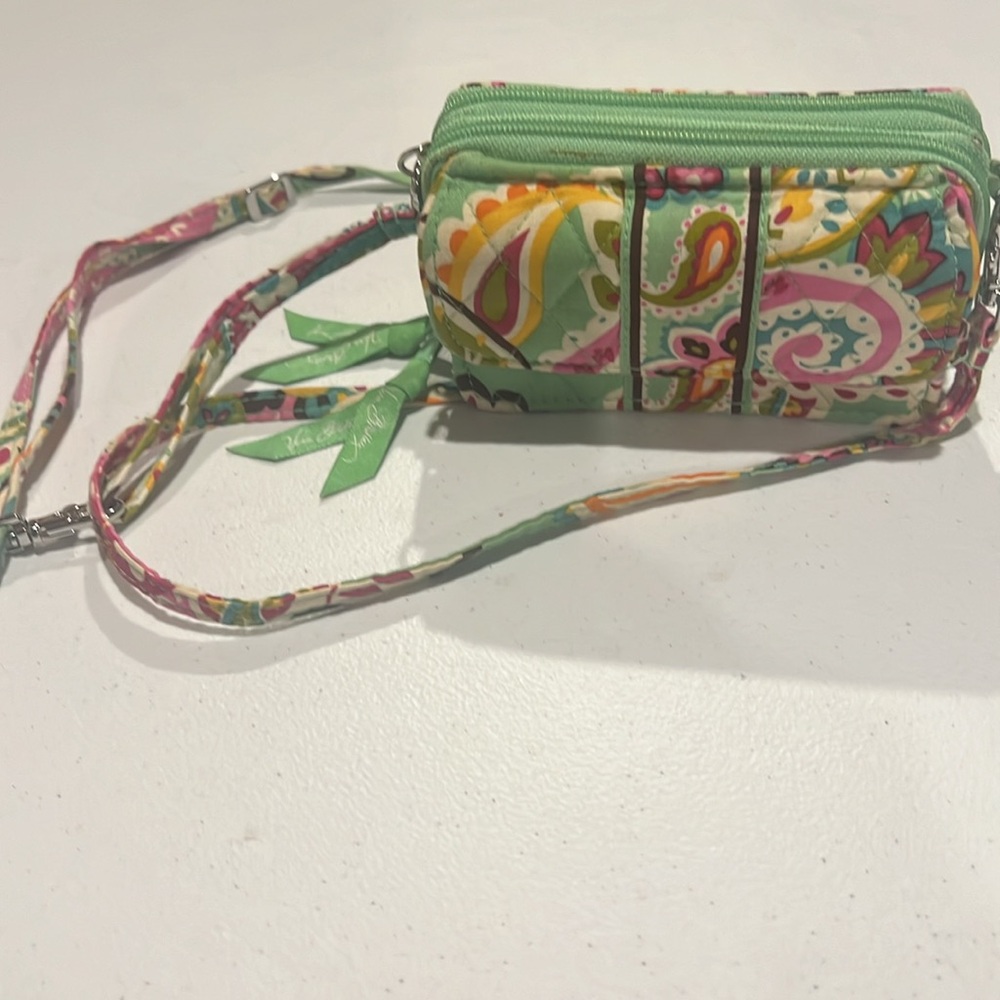 Vera Bradley minty green small wallet purse